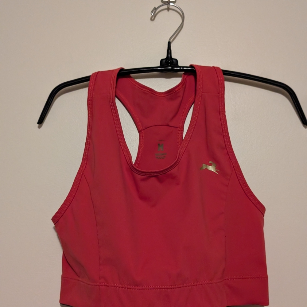 Tracksmith Allston Bra Coral Medium